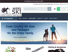 Tablet Screenshot of akers-ski.com